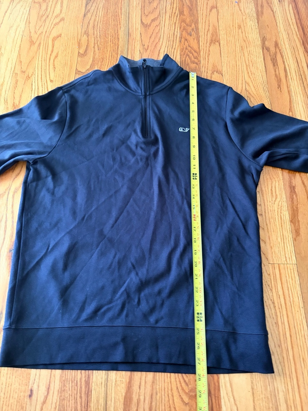 Vineyard Vines Men's Black Half-Zip Sweater - Picture 5 of 7